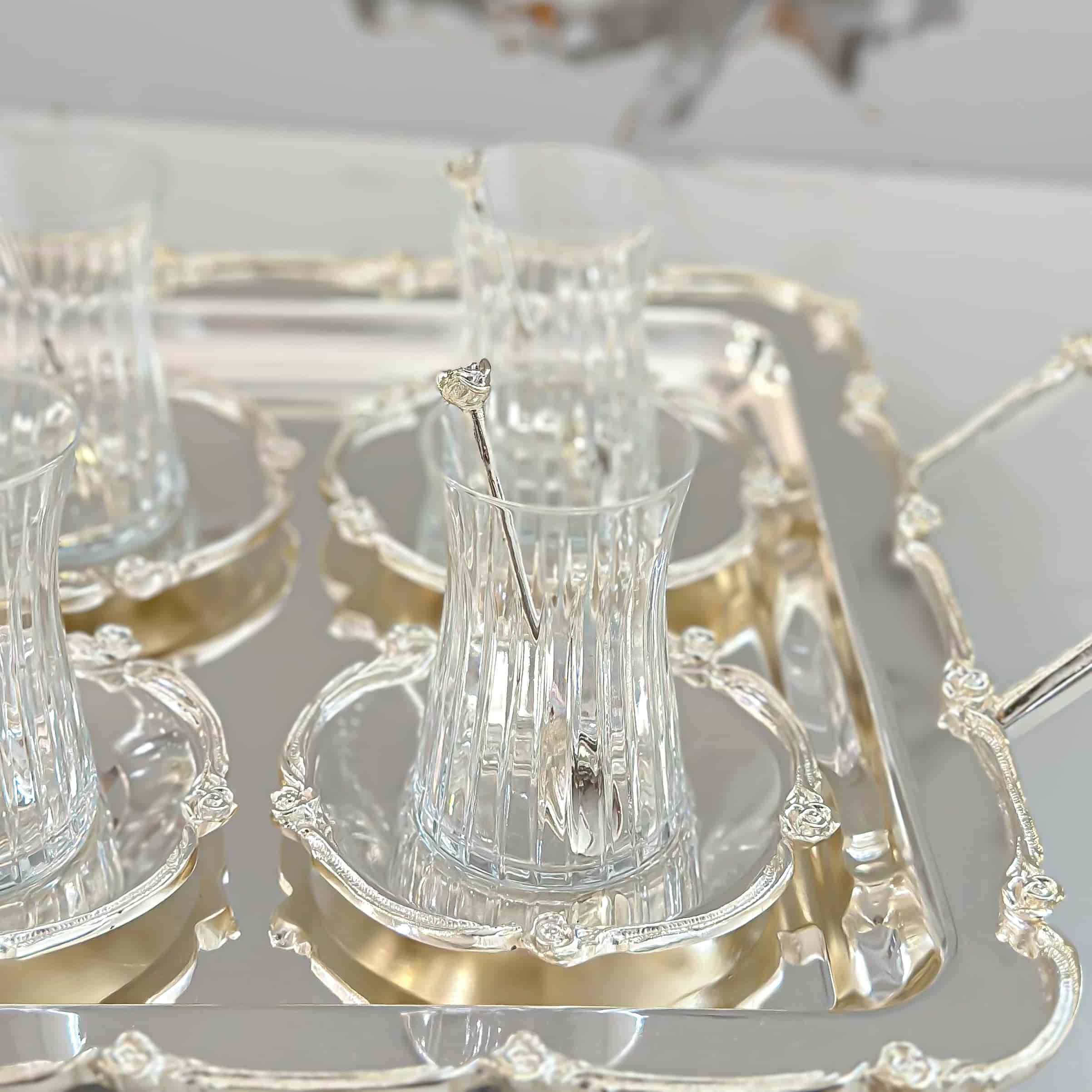 Gül 6'lı Çay Seti