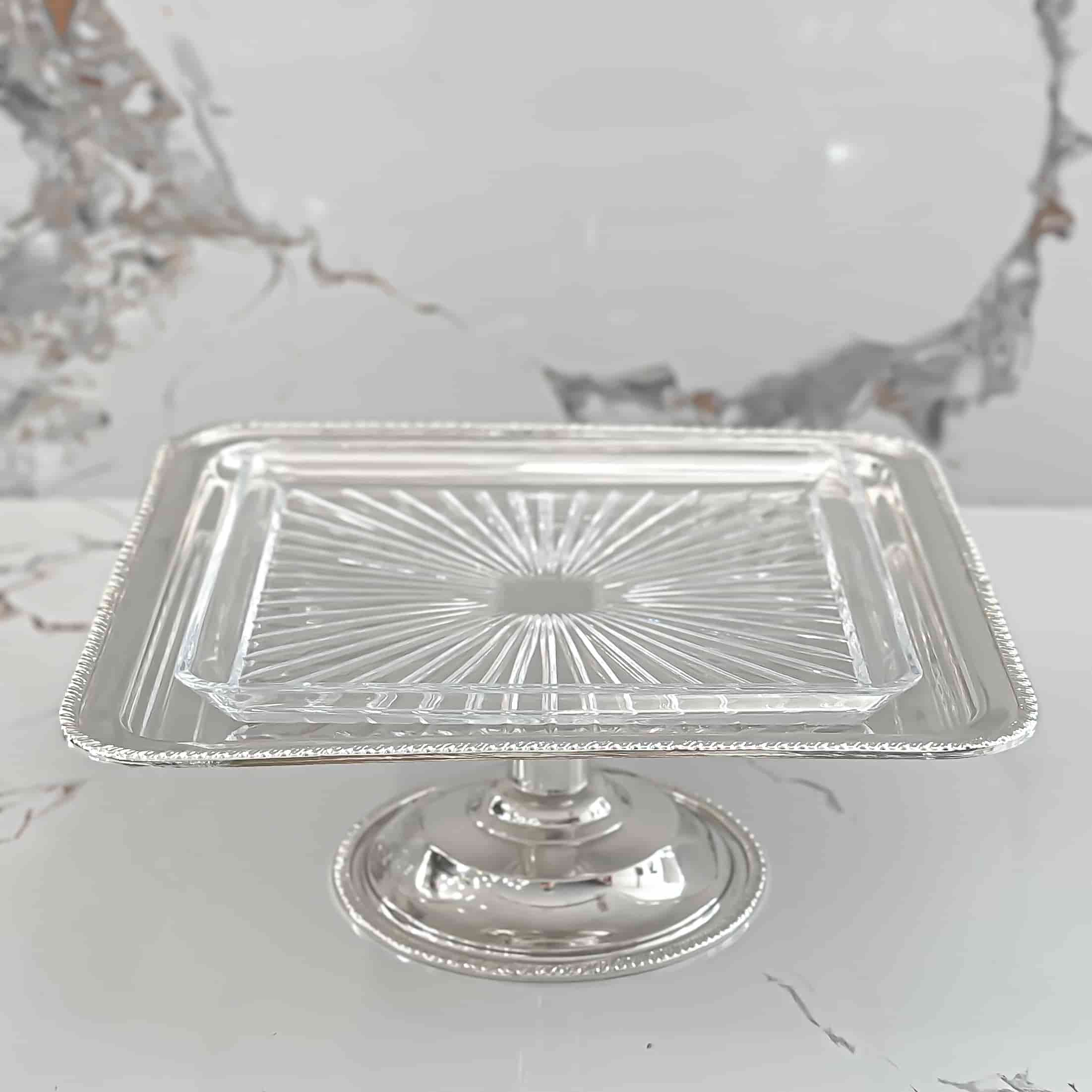 Büyük Kare Camlı Ayaklı İngiliz Stand