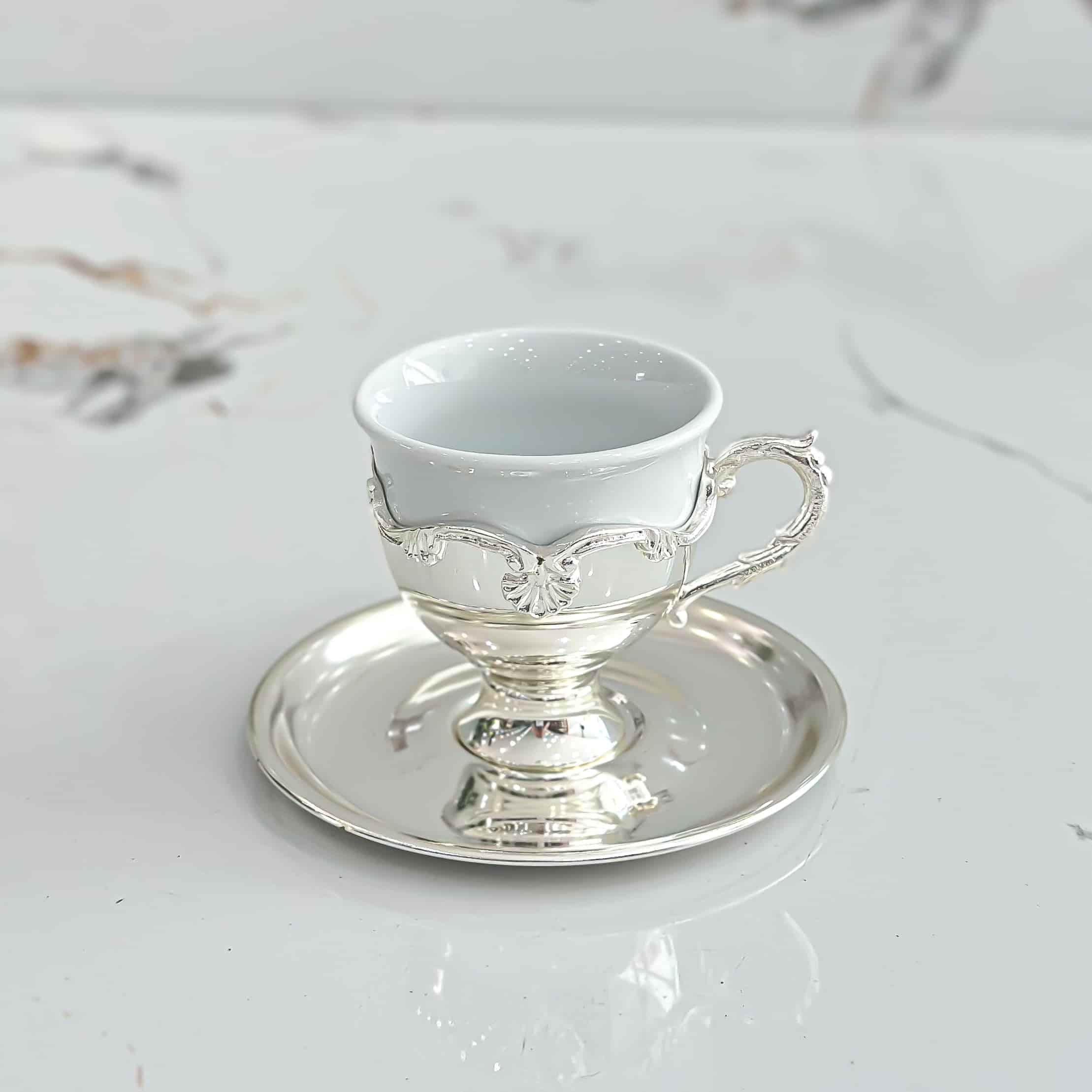 İstiridye Kahve Fincanı (Sade Tabaklı)